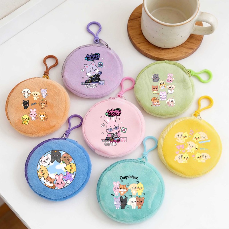 Women Bags Mini - Kpop ATEEZ 아이돌 동전 지갑 키체인