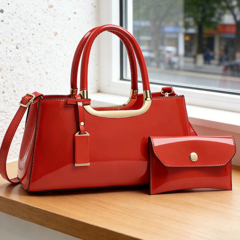 Women Bags Crossbody - 여성용 핸드백 세트, 가벼운 고급 PU