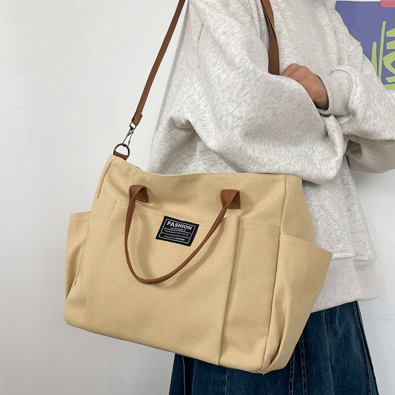 Women'S Work Bags Tote - 여성용 대형 캔버스 토트백, 미니멀리스트 워크백