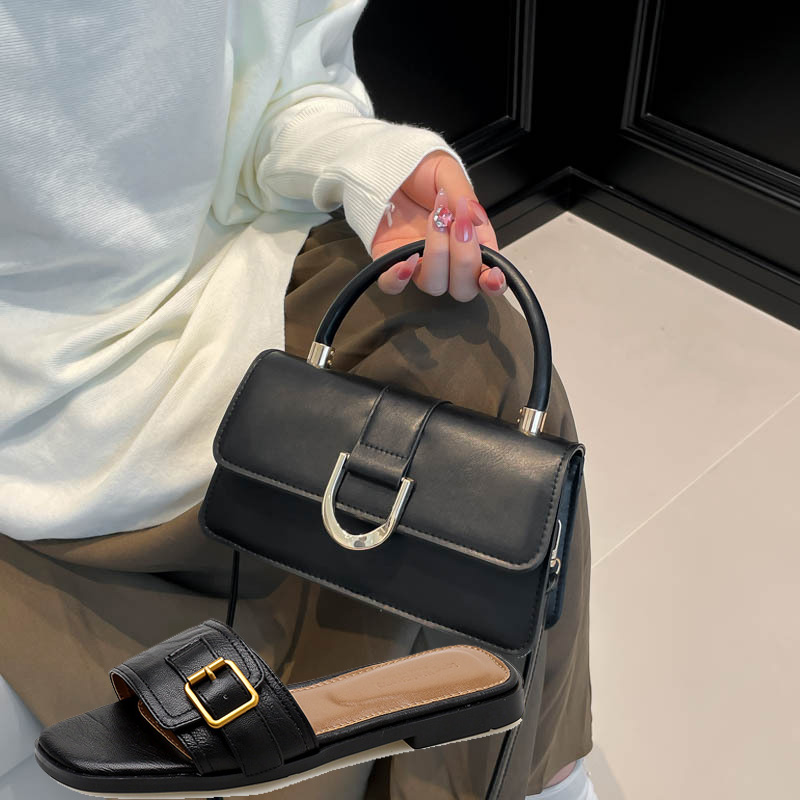 Women Bags And Shoes - 여성 여름 신상 레트로 스퀘어토 플러스