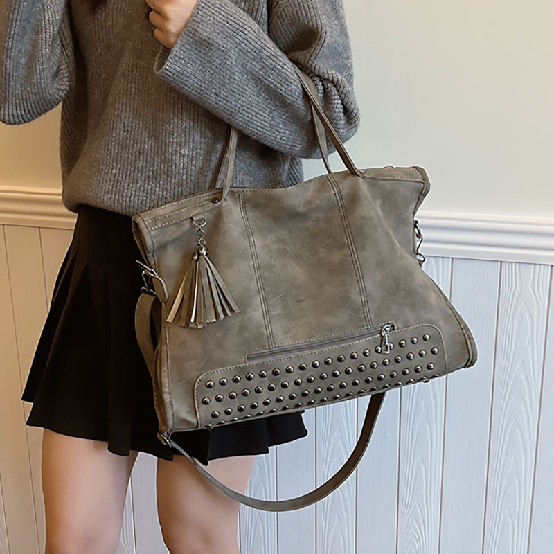 Women'S Work Bags Tote - 여성용 대용량 토트백 2026 신상 레트로