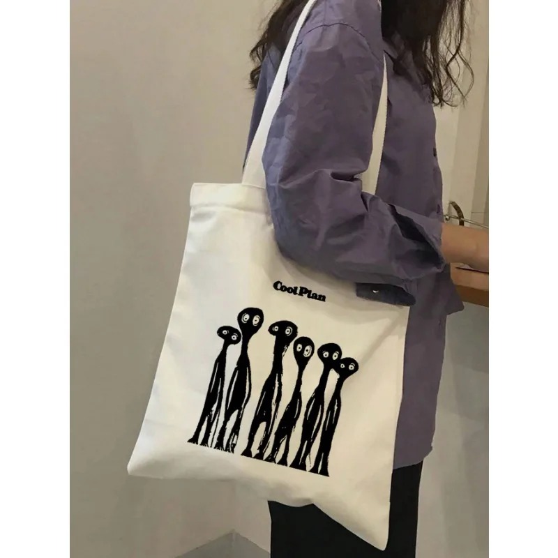 ROMWE Kawaii Bow 패턴 캔버스 숄더백 발렌 - Women'S Work Bags Tote 리뷰 및 가격