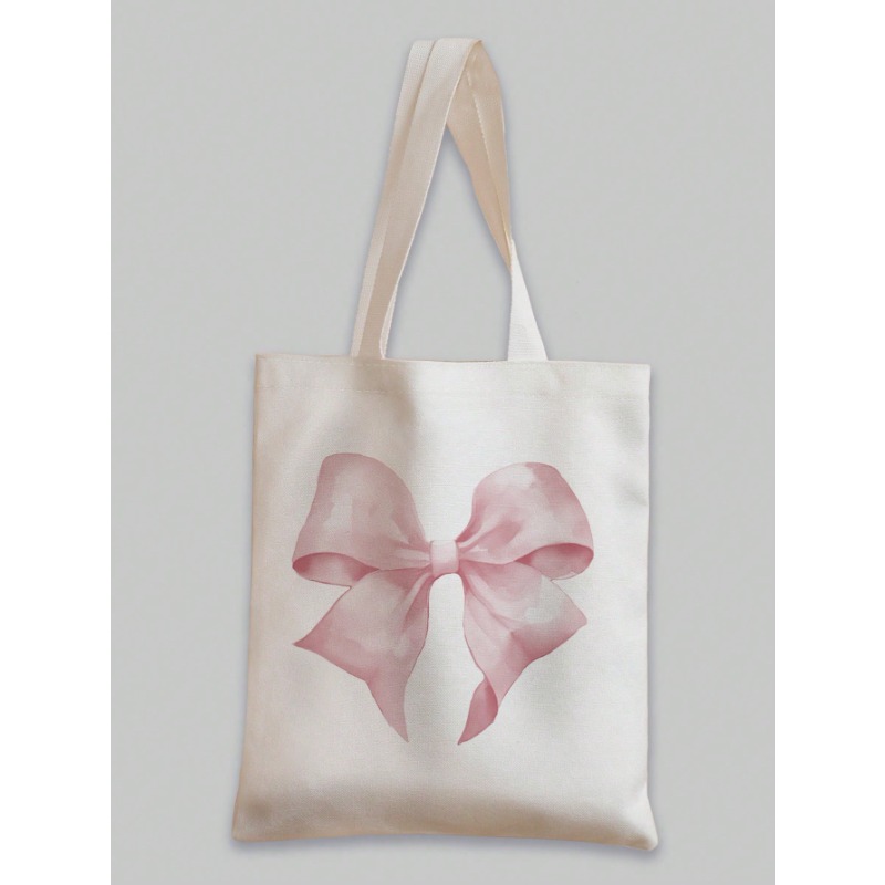 ROMWE Kawaii Bow 패턴 캔버스 숄더백 발렌 - Women'S Work Bags Tote 리뷰 및 가격