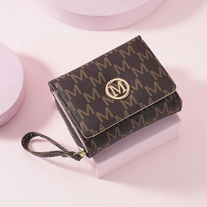 레터 패턴의 3단 지퍼 지갑, 스타일리시한 멀티 컬러  - Women Bags Daily Use 리뷰 및 가격