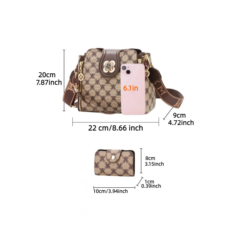 빈티지 레터 프린트 숄더백, 패셔너블하고 다용도로 활용 - Women Bags Daily Use 리뷰 및 가격