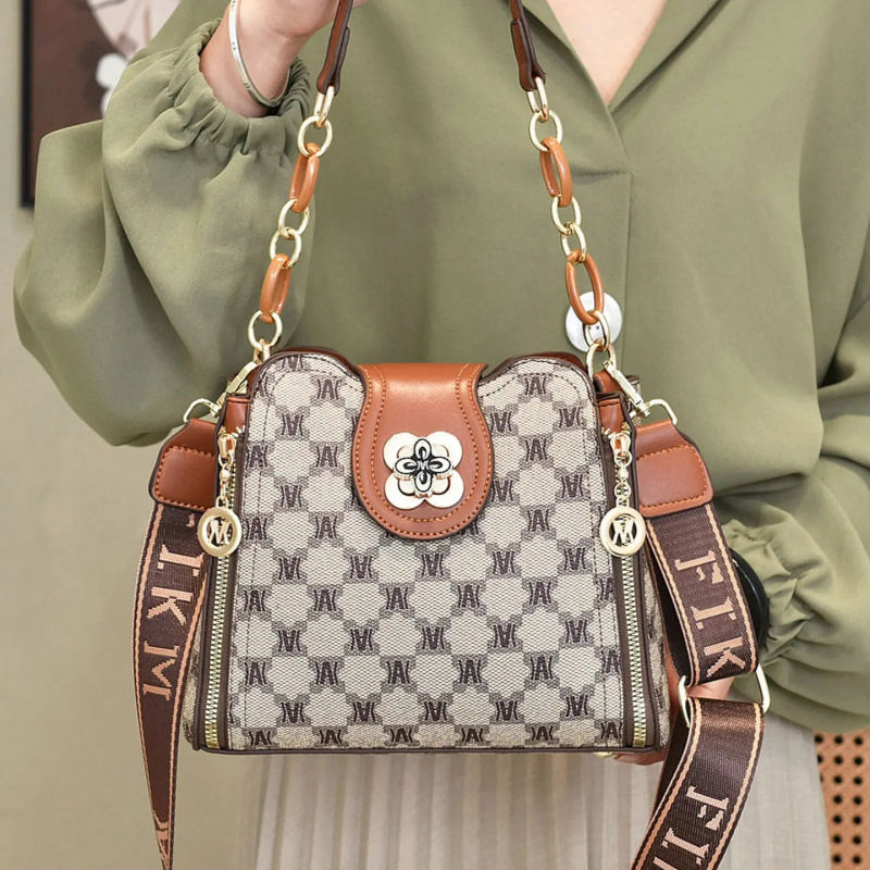 빈티지 레터 프린트 숄더백, 패셔너블하고 다용도로 활용 - Women Bags Daily Use 리뷰 및 가격