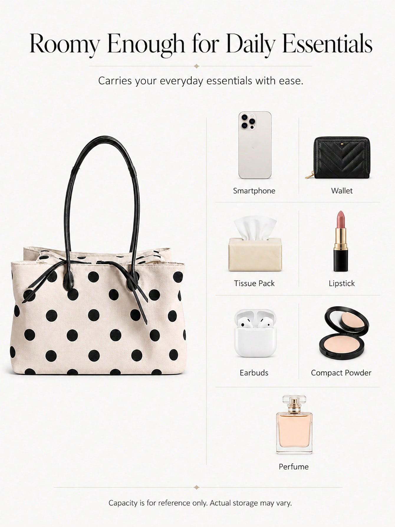 여성용 대용량 린넨 폴카 도트 토트백, 새로운 틈새시장 - Women'S Work Bags Tote 리뷰 및 가격