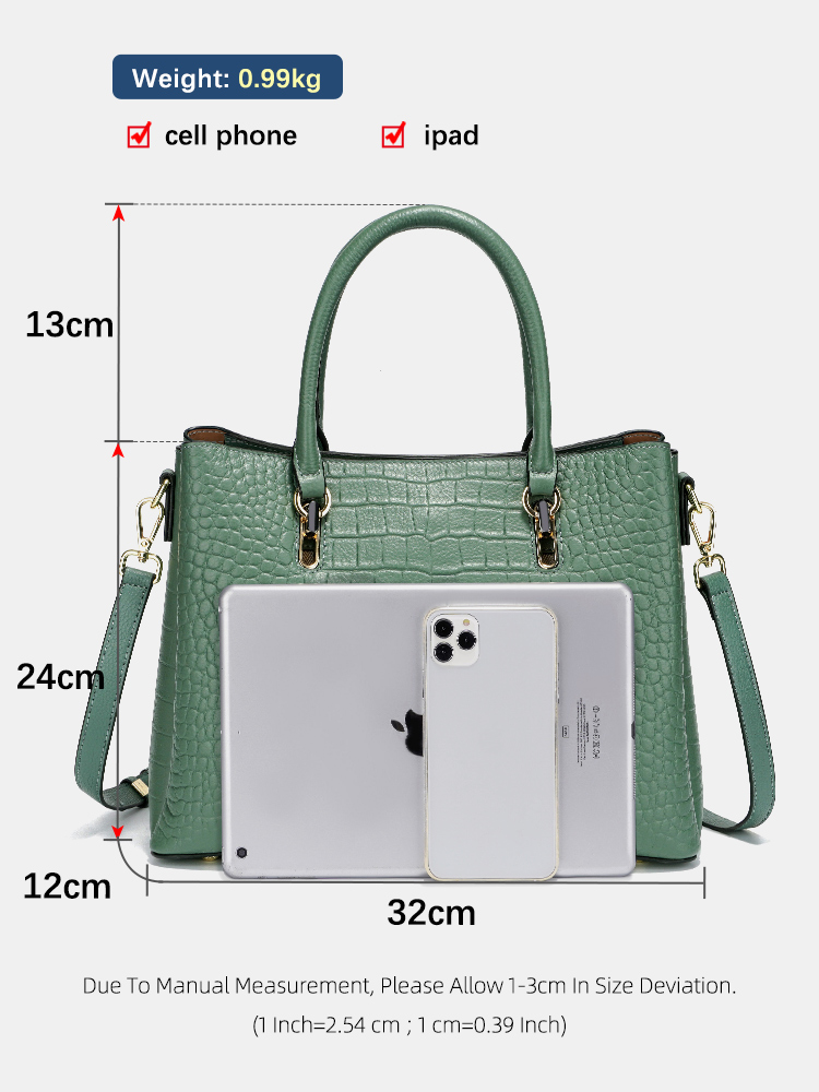 Zency 여성용 정품 가죽 탑 핸들 가방 그린 대용량 - Women'S Work Bags Tote 리뷰 및 가격