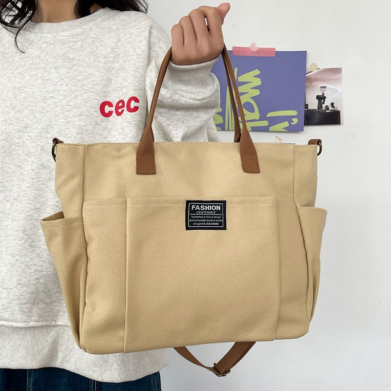 여성용 대형 캔버스 토트백, 미니멀리스트 워크백 - 넓 - Women'S Work Bags Tote 리뷰 및 가격