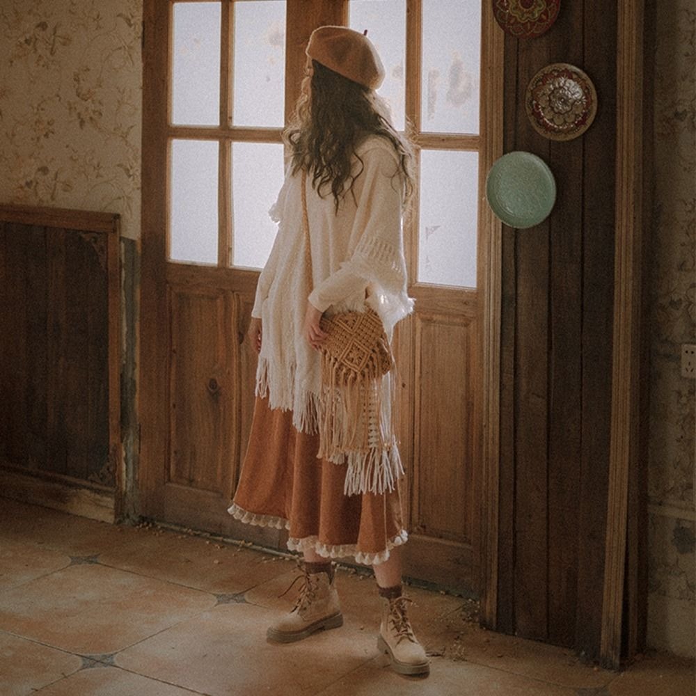 민족 스타일 짠 밀짚 가방 솔리드 컬러 보헤미안 스타일 - Woven Straw Bag 리뷰 및 가격