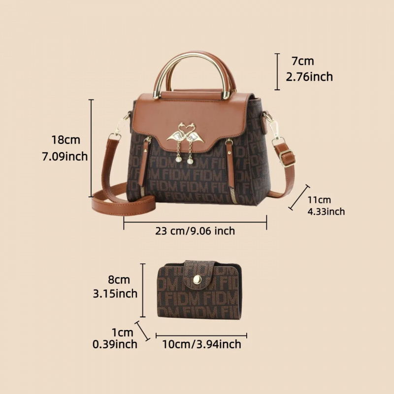 프린트된 레터백, 크로스백, 대용량, 큰 가방 구매 시 - Women Bags Crossbody 리뷰 및 가격