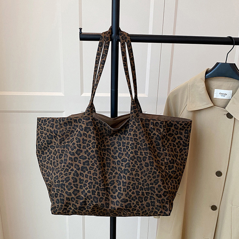 여성 레오파드 프린트 토트백 Y2K 빈티지 나일론 대용 - Women'S Work Bags Tote 리뷰 및 가격