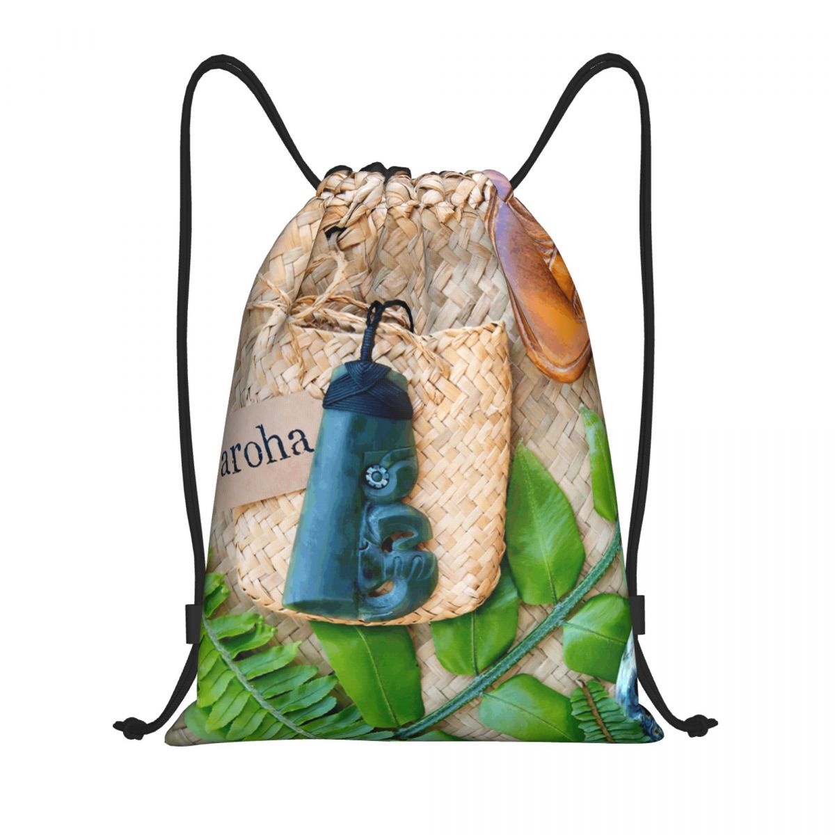 뉴질랜드 마오리족 테마 드로스트링 백 여성 남성 휴대용 - Women Bags Nz 리뷰 및 가격