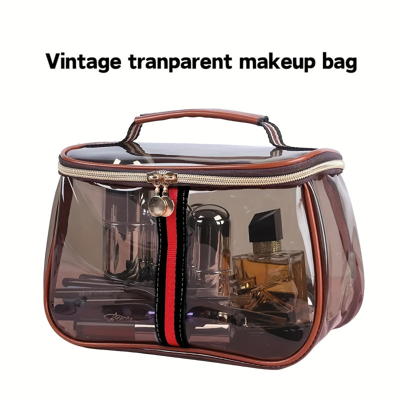 새로운 애플 테마 화장품 가방, 여성용 대용량 투명 세 - Women Bags Large 리뷰 및 가격