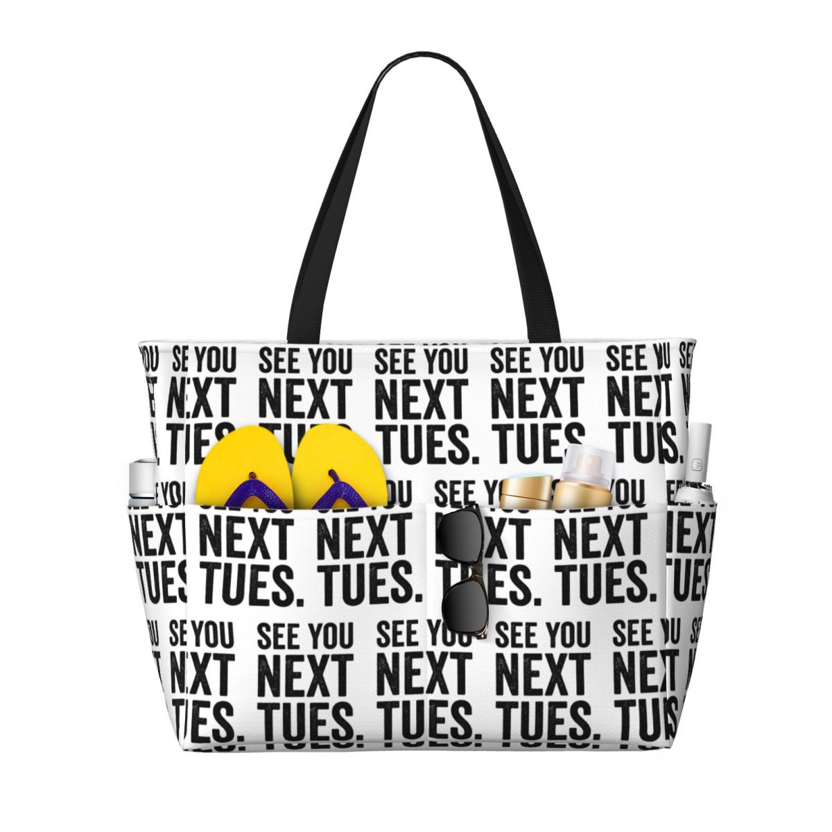 다음 화요일에 만나요 스웨어링 비치 토트백 스포츠 짐  - Women Bags Next 리뷰 및 가격