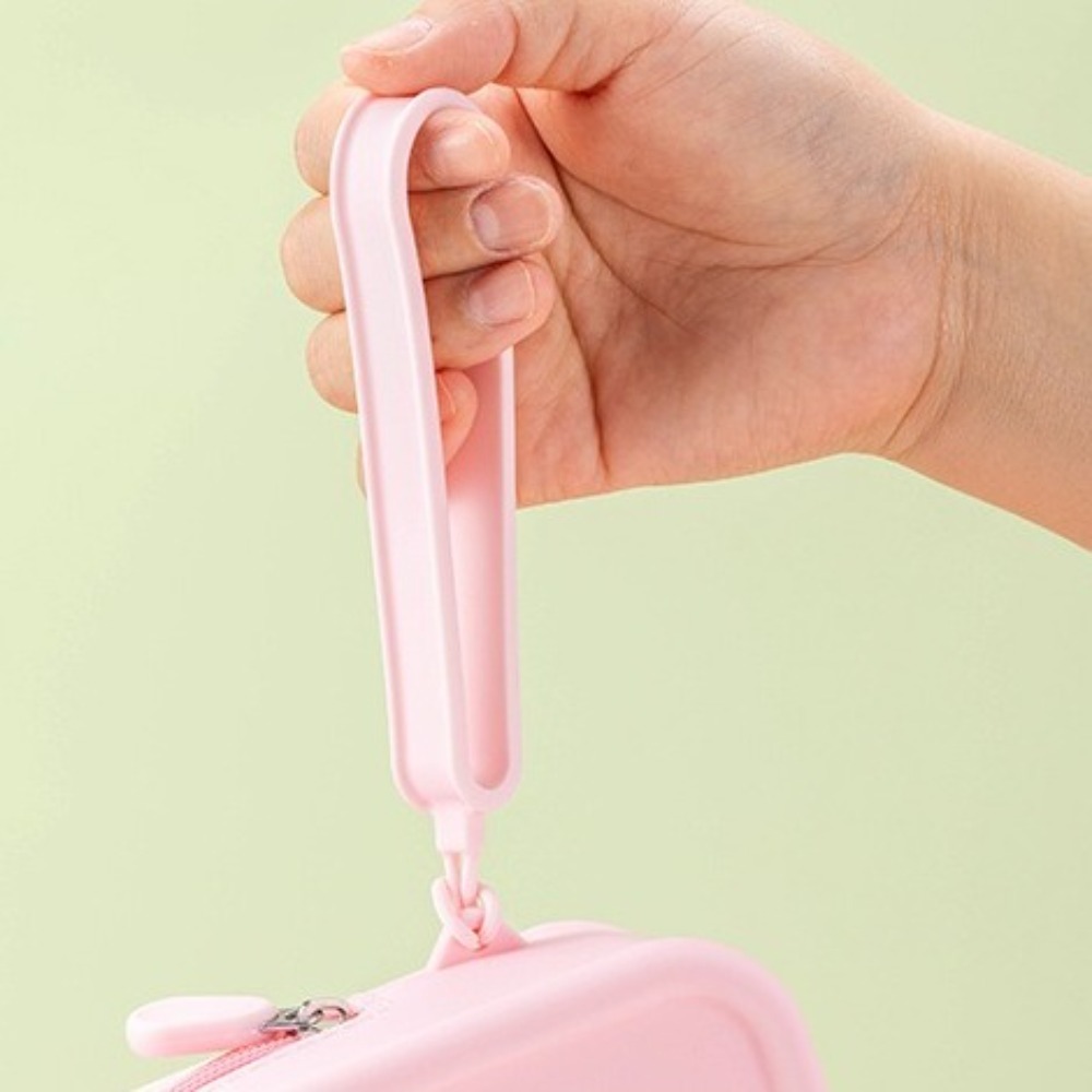 휴대용 실리콘 동전 지갑 대용량 지퍼 이어폰 가방 방수 - Women Bags Large 리뷰 및 가격