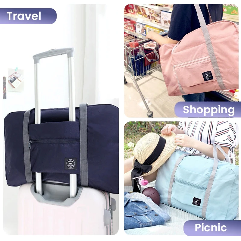 항공사 기내 반입용 접이식 여행 더플백 여성 및 소녀용 - Women Bags Large 리뷰 및 가격