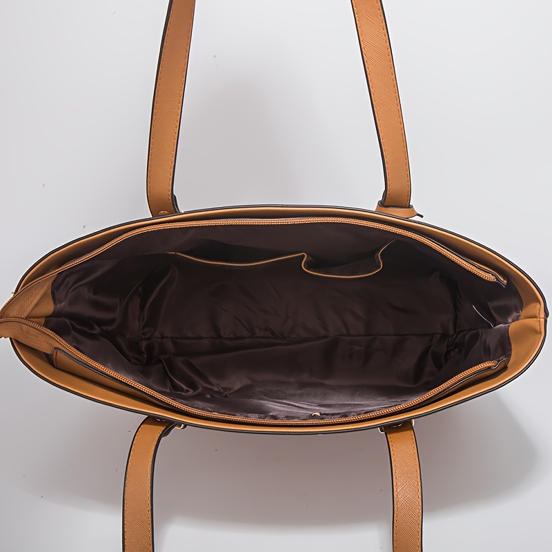 4종 세트 여성 가방 세트 단색 토트백 레트로 여성 크 - Women Bags Daily Use 리뷰 및 가격