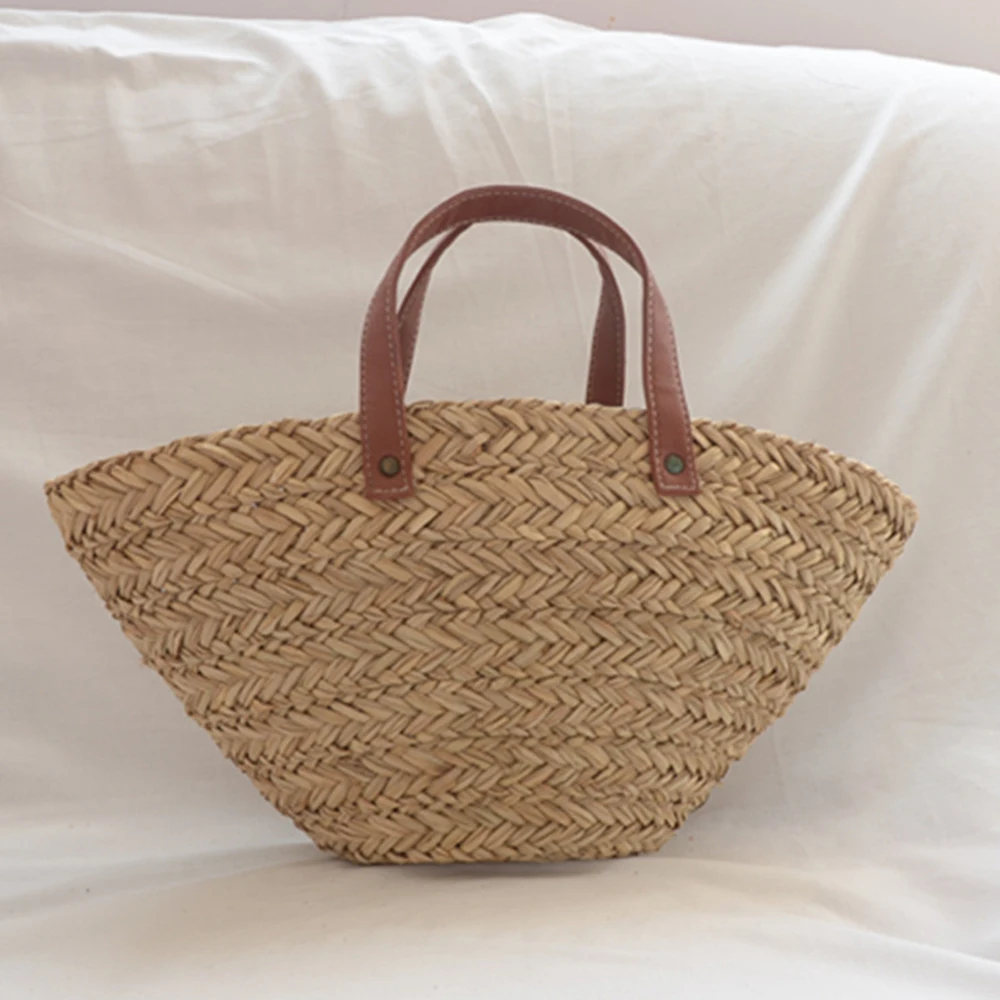 여성을위한 보헤미안 밀짚 등나무 가방 디자이너 짠 가방 - Woven Straw Bag 리뷰 및 가격