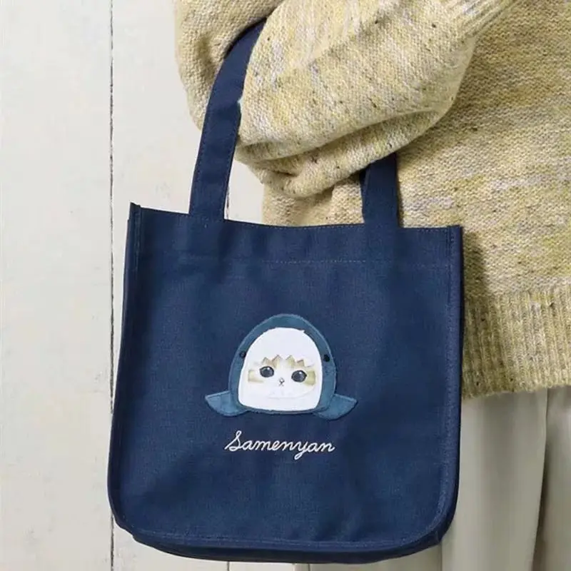 일본 모후산드 스타일의 새로운 귀여운 상어 고양이 만화 - Women Bags Daily Use 리뷰 및 가격
