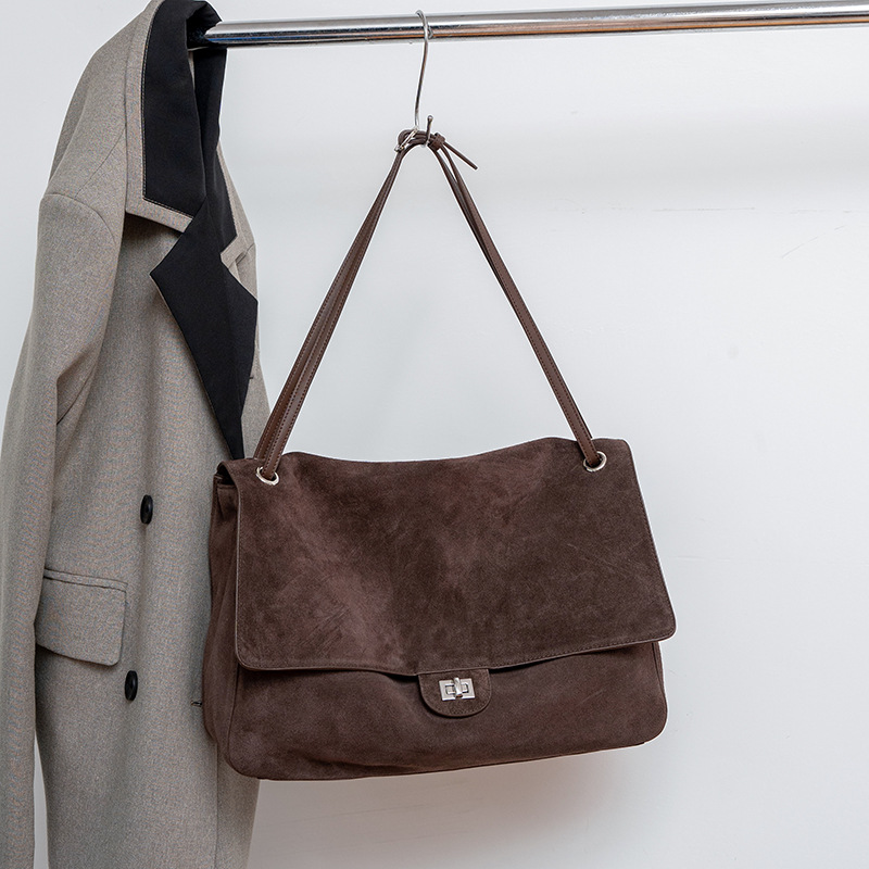 여성용 정품 스웨이드 가죽 숄더백, 조절 가능한 스트랩 - Women'S Work Bags Tote 리뷰 및 가격
