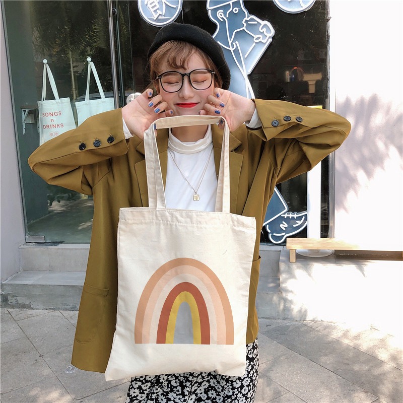 다채로운 무지개 디자인 토트 백 내구성이 뛰어난 대용량 - Women'S Work Bags Tote 리뷰 및 가격