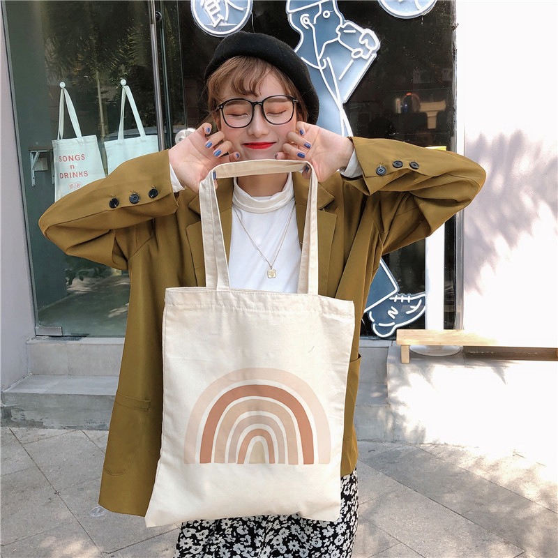 다채로운 무지개 디자인 토트 백 내구성이 뛰어난 대용량 - Women'S Work Bags Tote 리뷰 및 가격