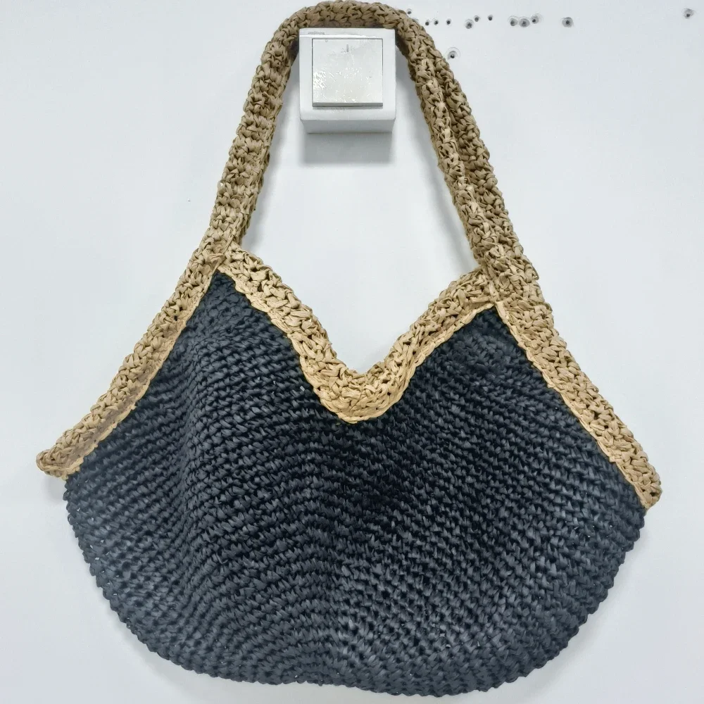여름 신상 핸드메이드 핸드백 대용량 비치 휴가 숄더백  - Woven Straw Bag 리뷰 및 가격