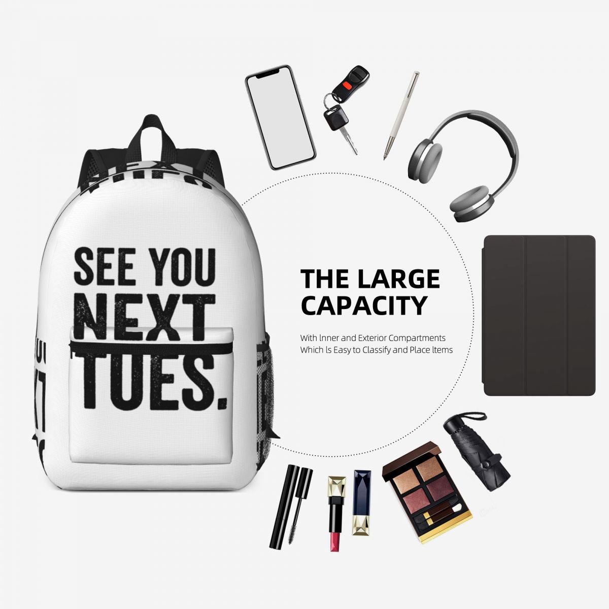 다음 화요일에 만나요. 스웨어링 백팩 데이팩 대용량 키 - Women Bags Next 리뷰 및 가격